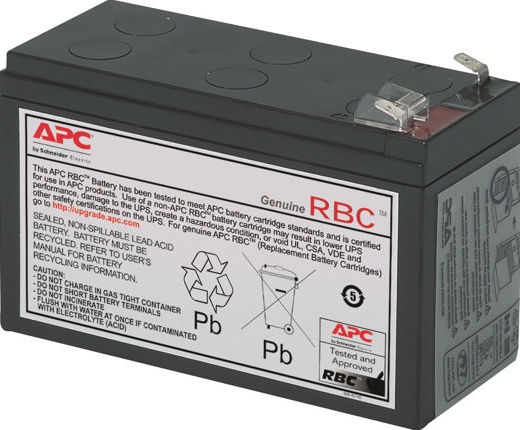 Replacement Battery Cartridge #2 - UPS-batterij - 1 x Loodzuur - zwart - voor P/N: BE500TW, BE550-CP, BK250B, BK280B, BK400B, BK500-CH, BP280, BP280C, BX900R-CN