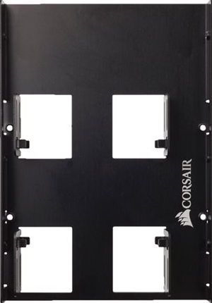 Dual SSD Mounting Bracket - Beugel harde schijf - capaciteit: 2 harde schijven - zwart