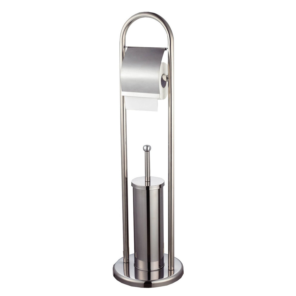 Toiletgarnituur toiletrolhouder met toiletborstel set 78 cm -