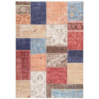 Vloerkleed Timbo - rood - 160x230 cm - Leen Bakker