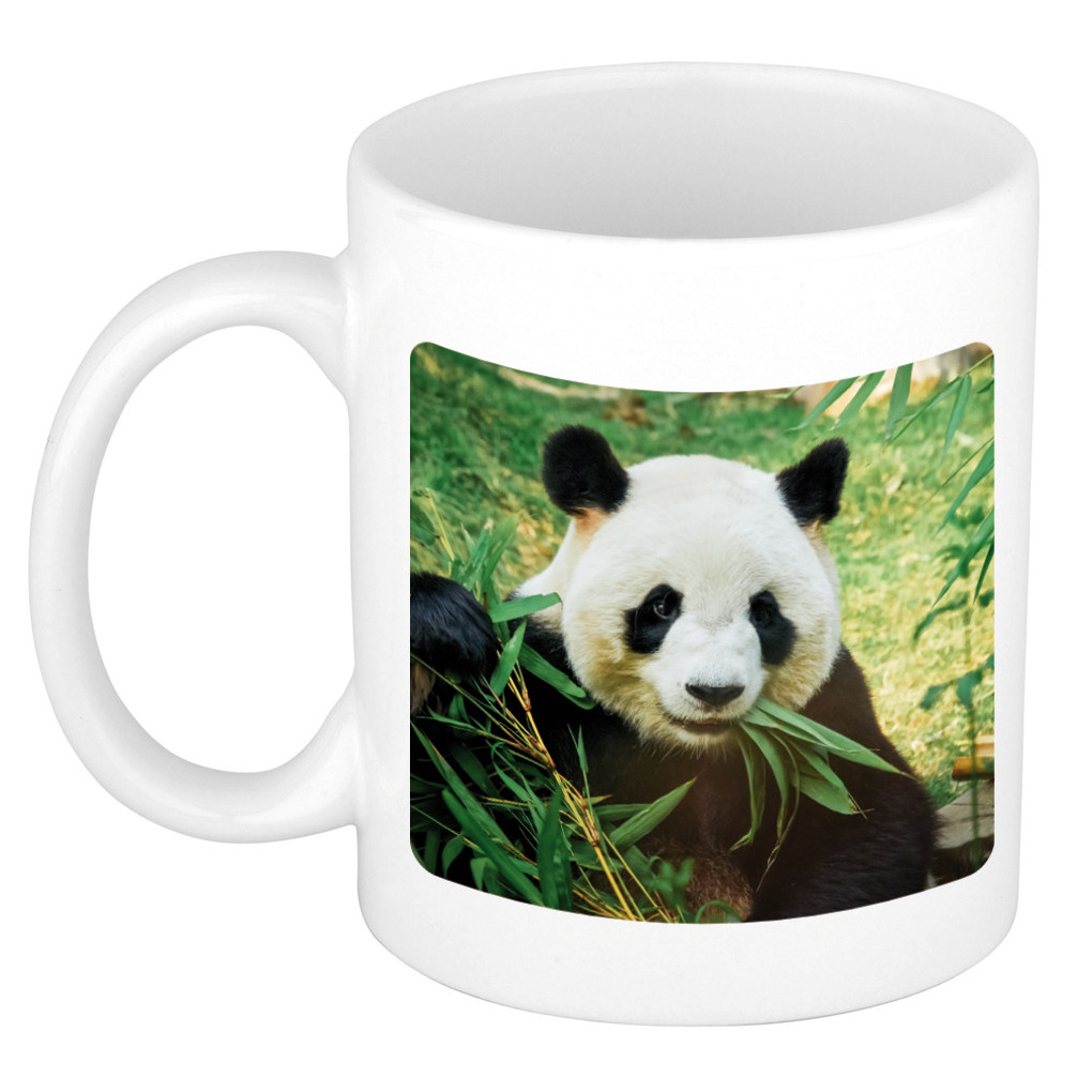 Panda mok / beker wit 300 ml -