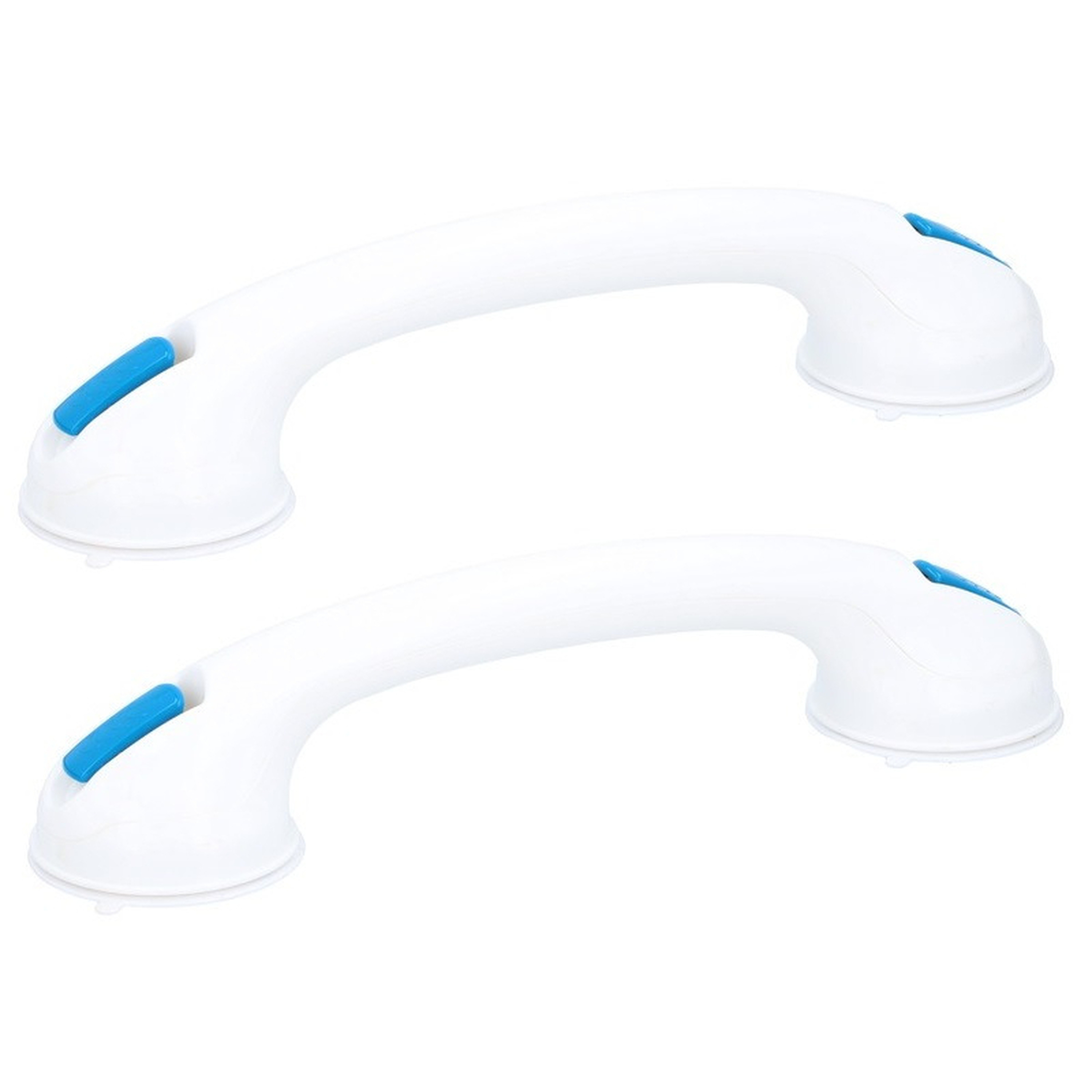 2x Stuks badkamer handgreep met zuignappen 40 cm -