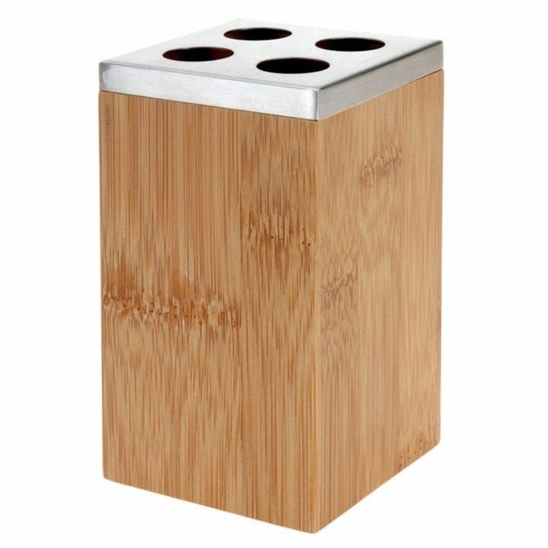 Bamboe tandenborstel houder 12 cm -