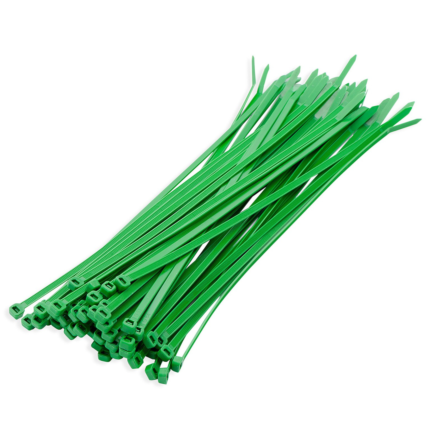 300x stuks kabelbinder / kabelbinders nylon groen 20 x 0,36 cm -