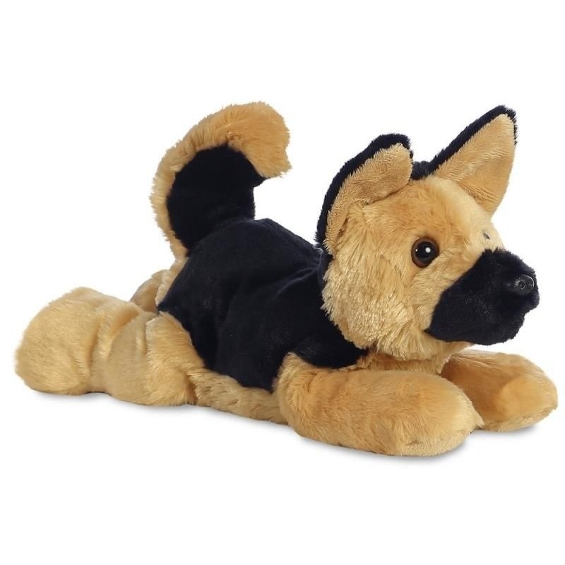 Aurora Pluche herdershond knuffel - 30 cm - honden knuffels -