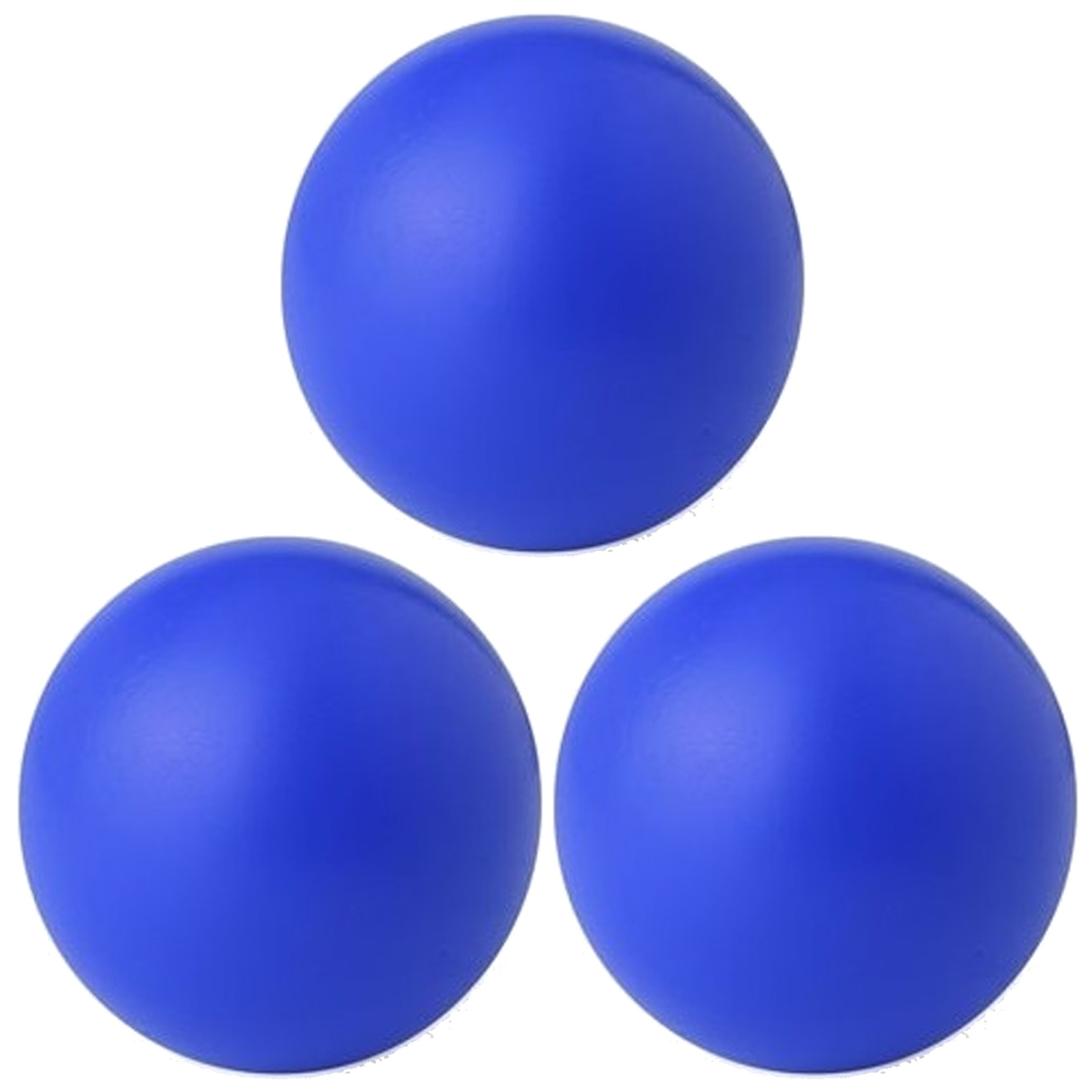 8x stuks blauwe anti stressballen van 6 cm -