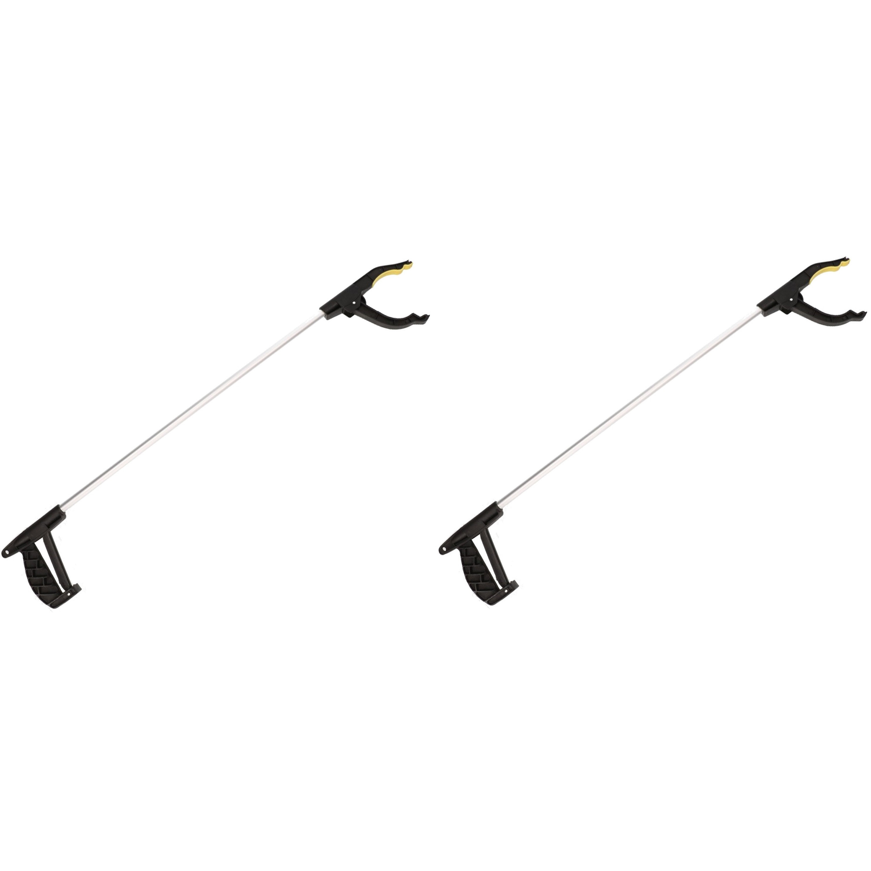 2x Universele afvalgrijpers/grijphulpen met magneet 75 cm -