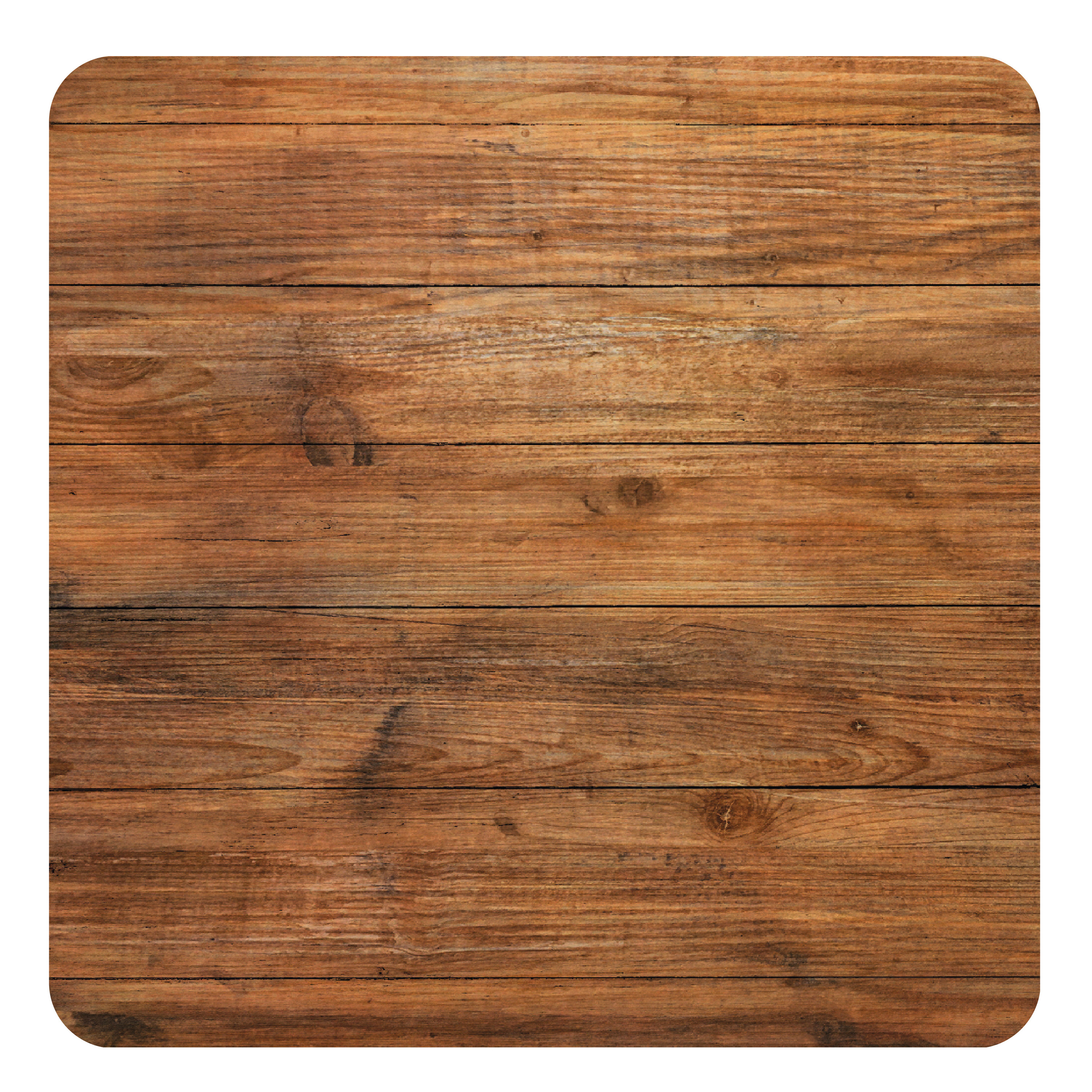 45x stuks houtlook onderzetters / bierviltjes van karton eco / natuur thema bruin -