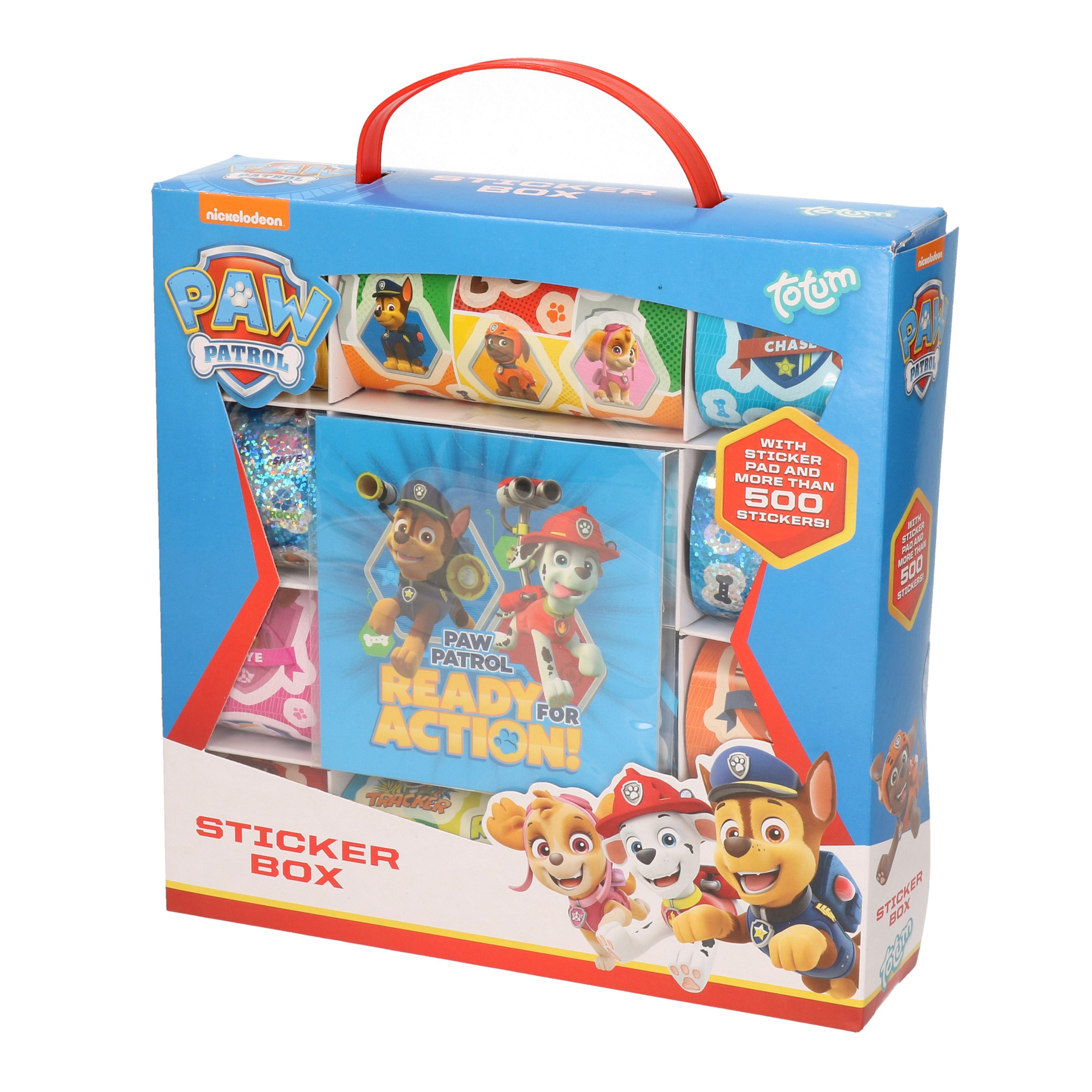Paw Patrol sticker box -