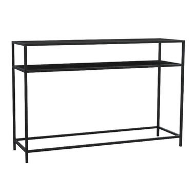 Sidetable Jaxx - zwart - 79x120x35 cm - Leen Bakker