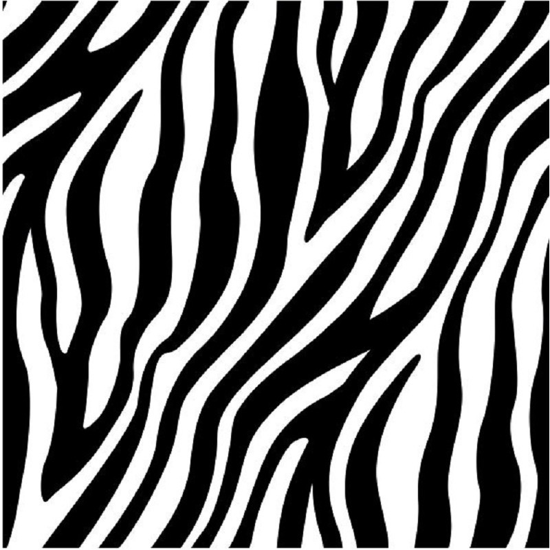 60x Zebraprint/zebra motief servetten 33 x 33 cm -