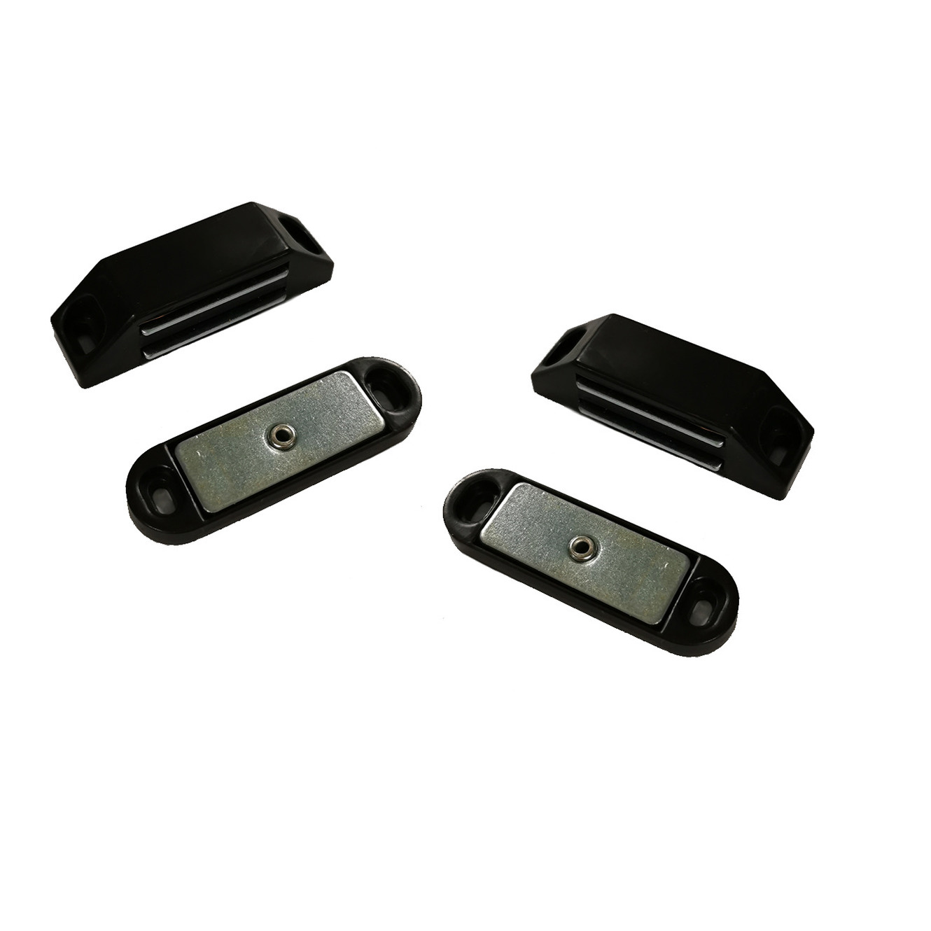 Magneetsnapper - 2x - 6 x 1,6 cm - deurstoppers - deurmagneet -