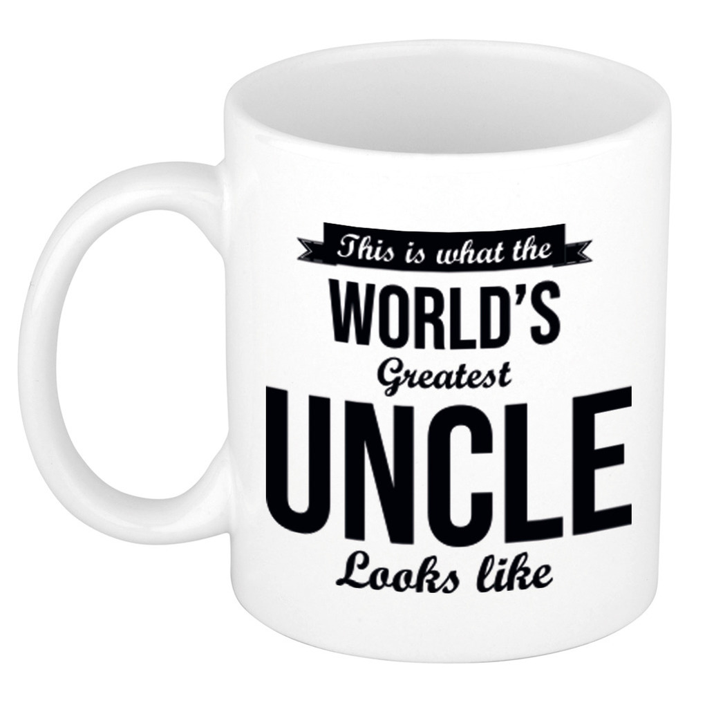 Worlds Greatest Uncle / oom cadeau koffiemok / theebeker 300 ml -