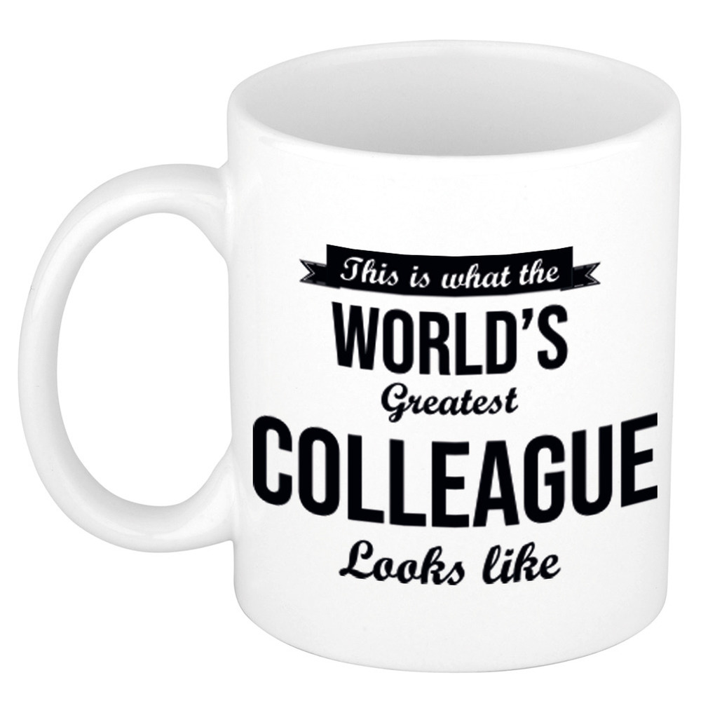 Worlds Greatest Colleague cadeau koffiemok / theebeker 300 ml -