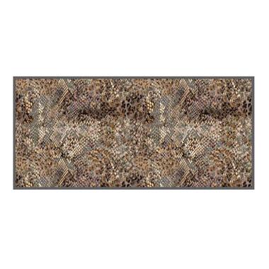 Mat Universal Snake - bruin - 67x150 cm - Leen Bakker