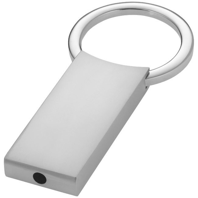 Set van 8x stuks hotel sleutelhangers RVS 4,5 cm -