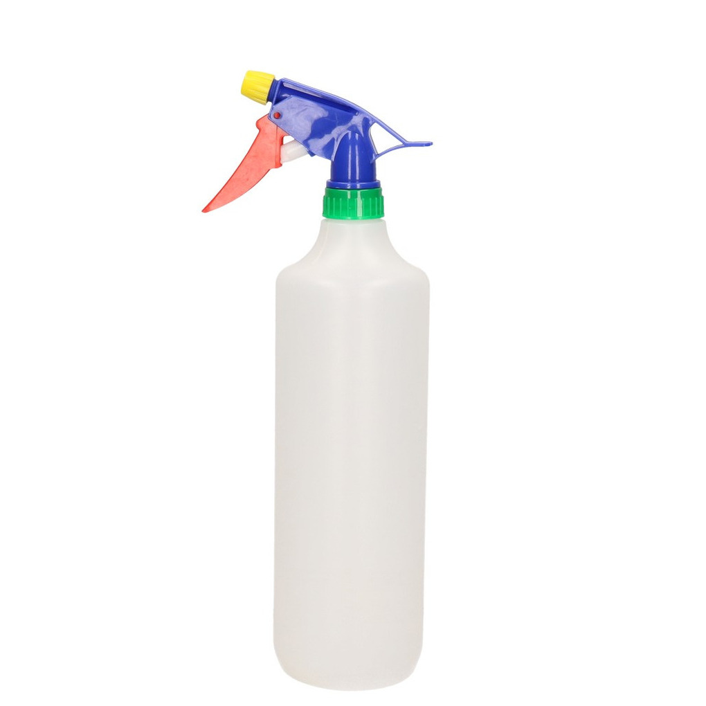 1x Waterverstuivers/plantenspuiten wit 1 liter 31 cm -