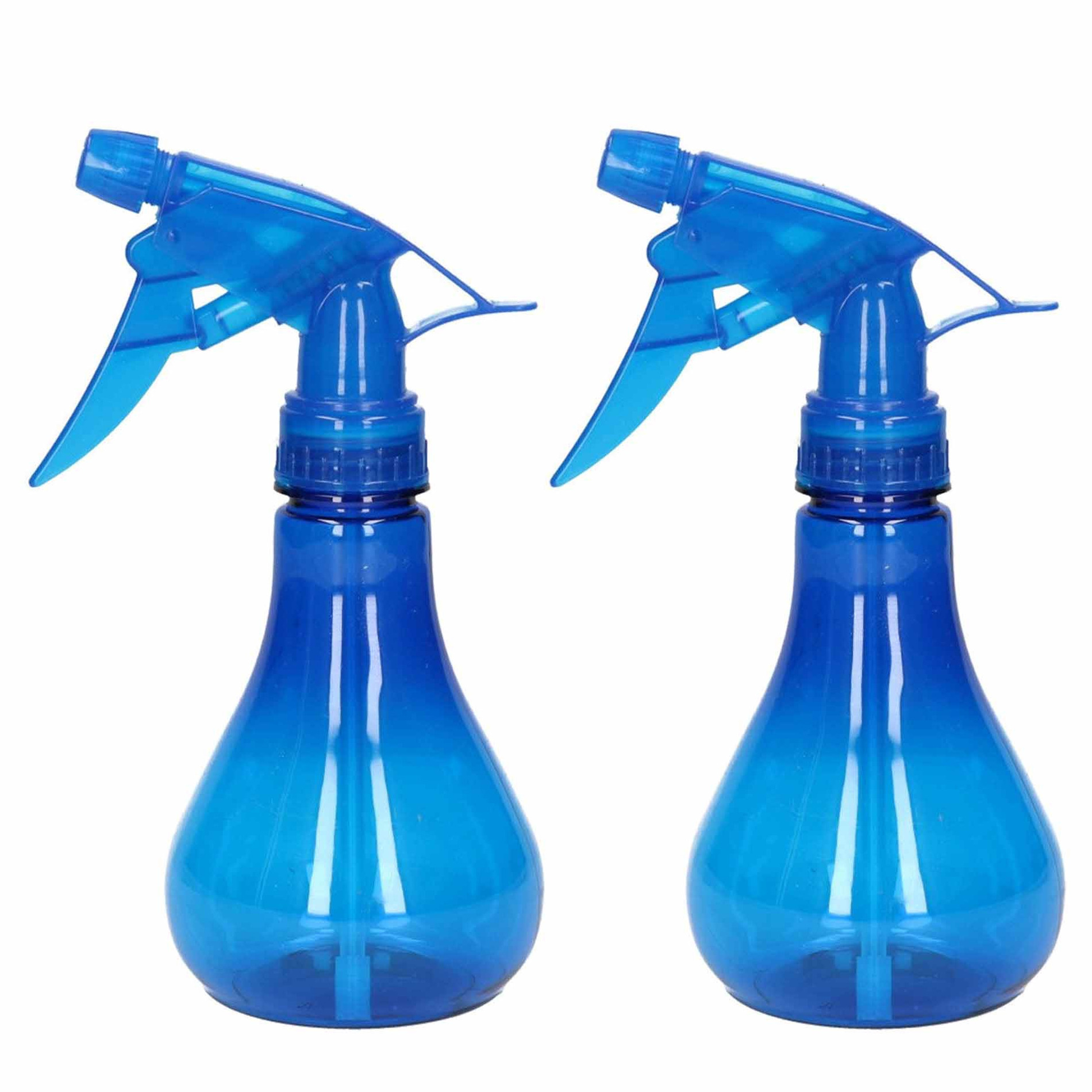2x Waterverstuivers/plantenspuiten blauw 250 ml -