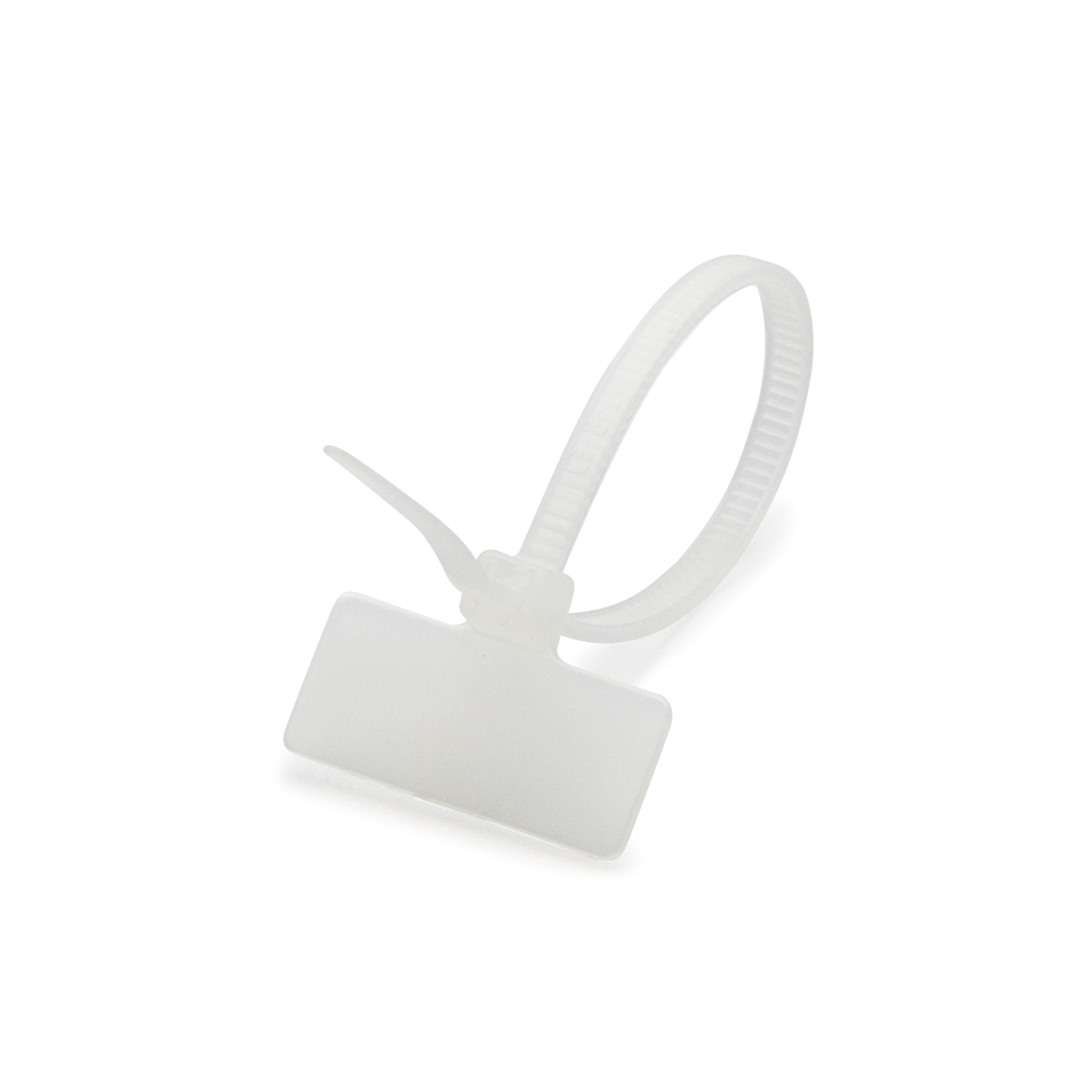 Kabelbinders - 200x stuks - wit - 10 cm - tiewraps -