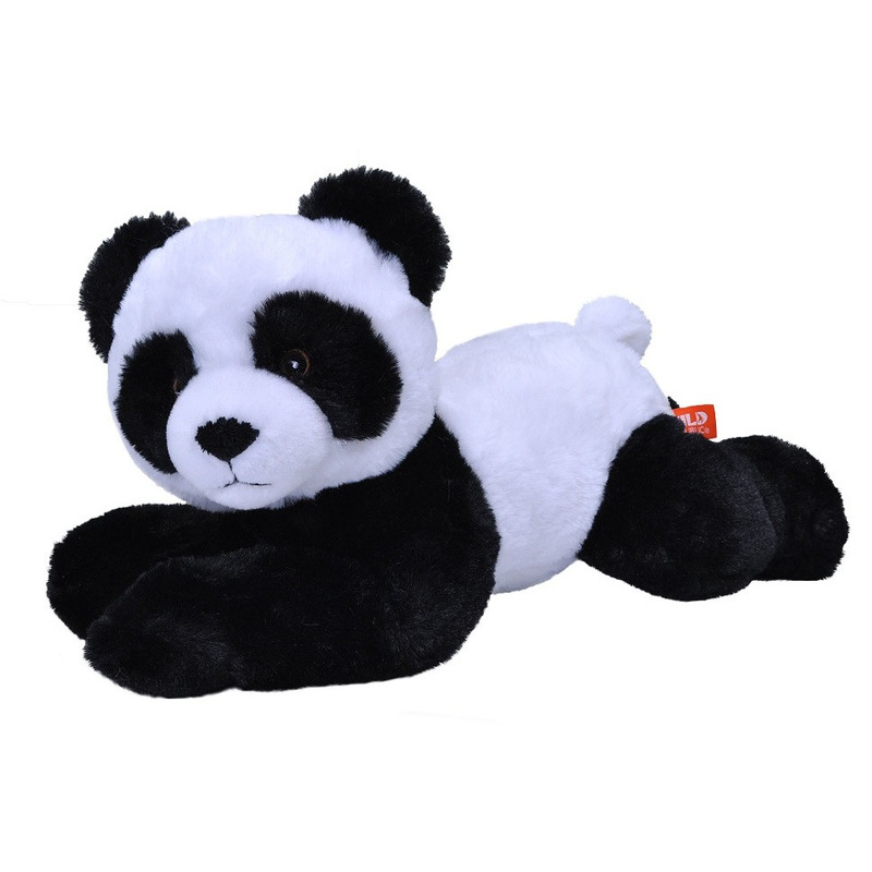 Pluche zwart/witte panda beer/beren knuffel 30 cm speelgoed -