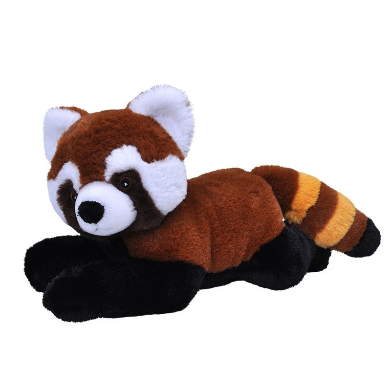 Wild Republic Pluche rode panda knuffel 30 cm - Bosdieren - Beren knuffeldieren -