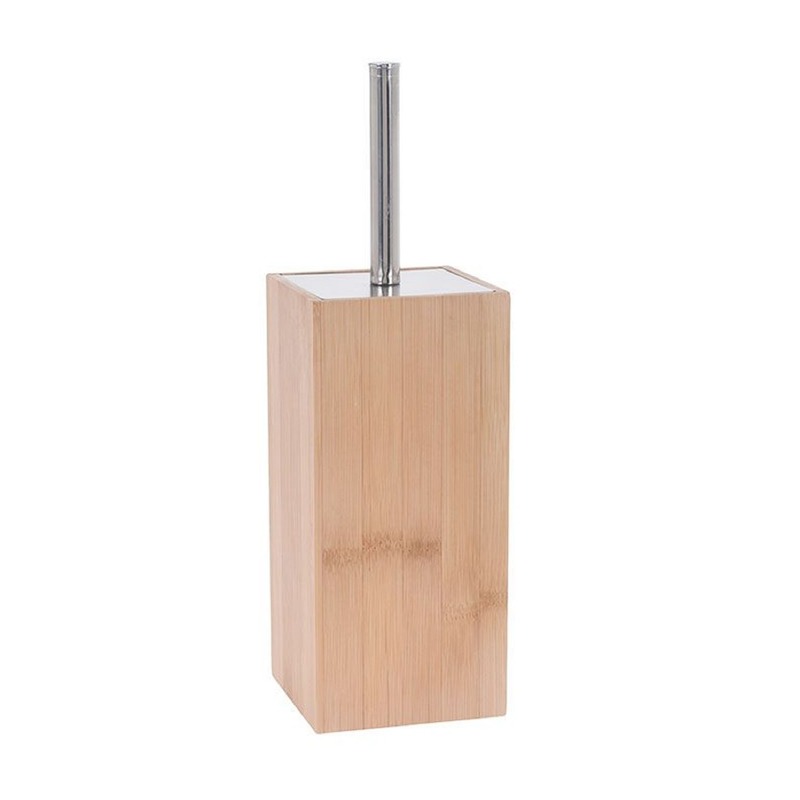 WC borstel - bamboe - inclusief houder - 34 cm -