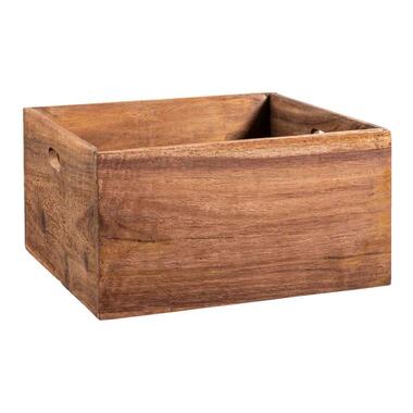 Krat Ronald L - hout - 20x38x32 cm - Leen Bakker
