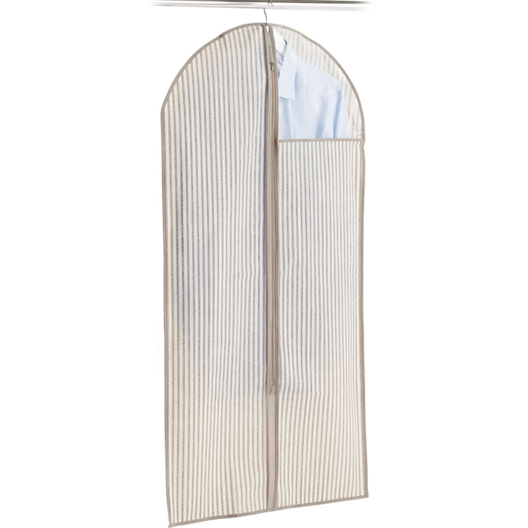 Zeller Kledinghoes - Beige - Polyester/kunststof - 60 x 120 cm - ritssluiting -