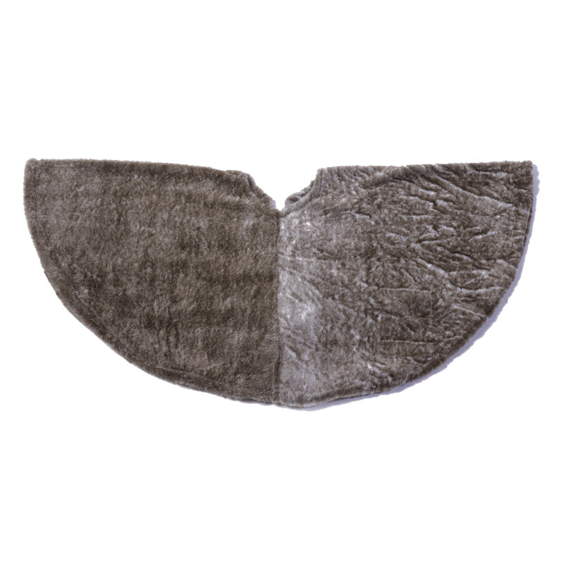 Kerstboomrok/kerstboom kleed bruin 90 cm -