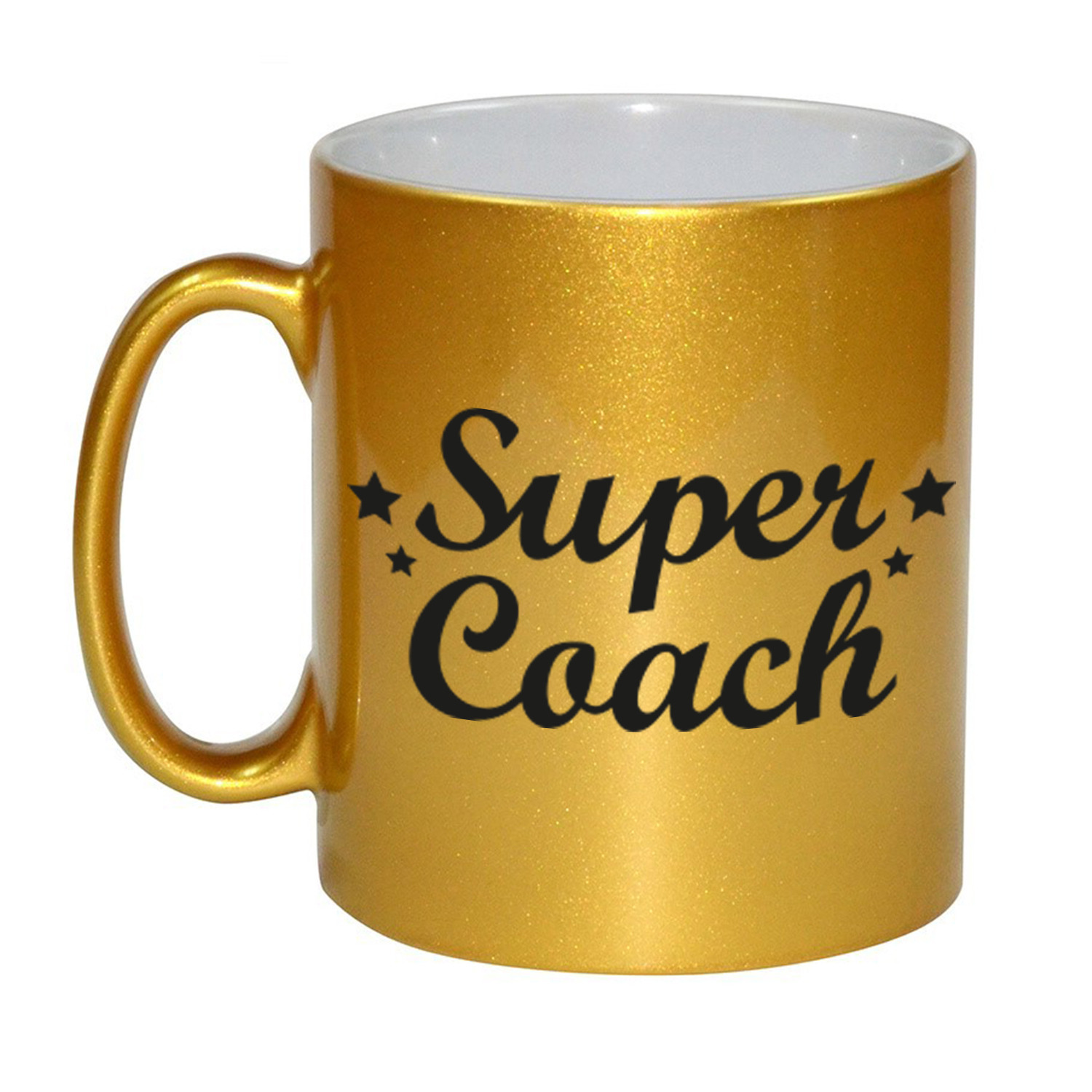 Super coach gouden mok / beker 330 ml -