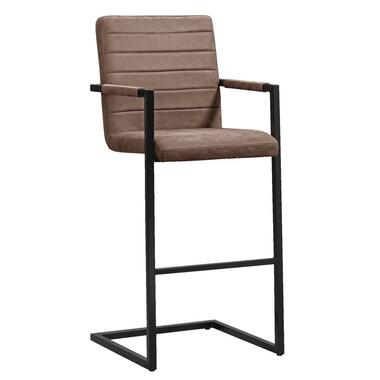 Barkruk Lizzy - cognac - Leen Bakker