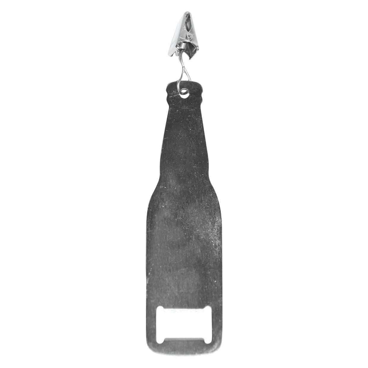 12x RVS tafelkleedgewichten met flesopener 14 cm -