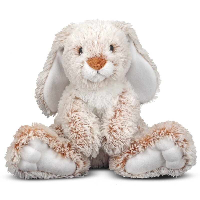Pluche konijn/haas knuffel 25 cm speelgoed -