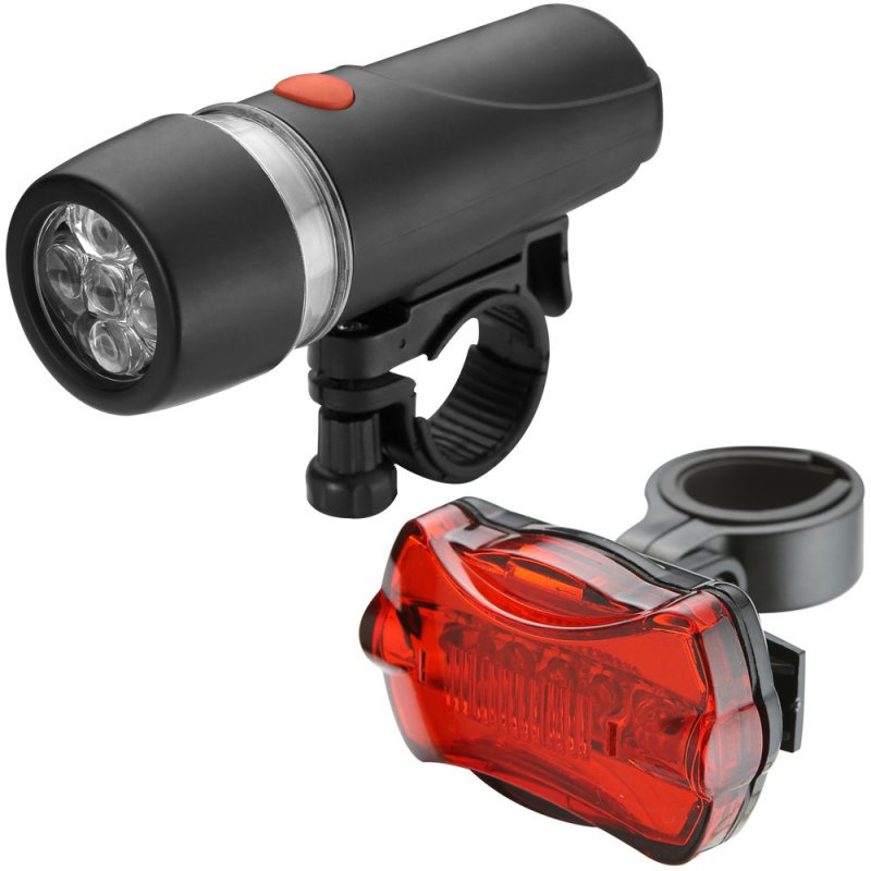 Fietsverlichting set LED voor/achterlicht -