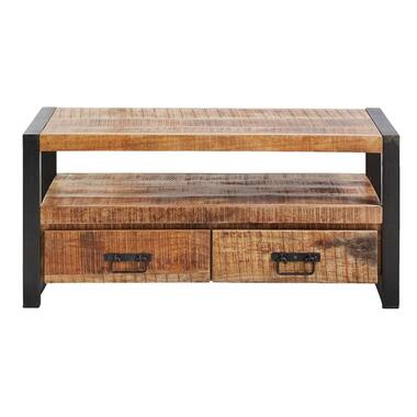 TV meubel Scott - metaal/hout - 50x110x45 cm - Leen Bakker