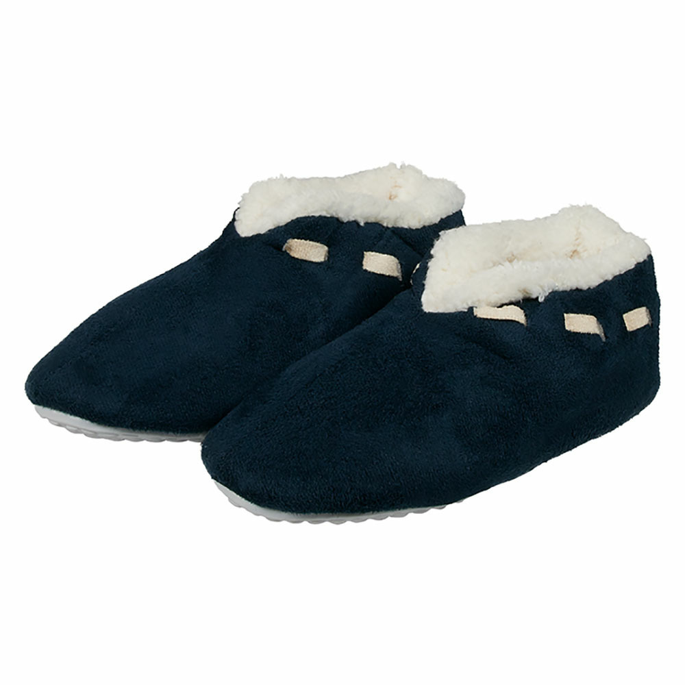 Spaanse sloffen/pantoffels - voor kinderen - navy blauw - maat 35-36 35/36 -