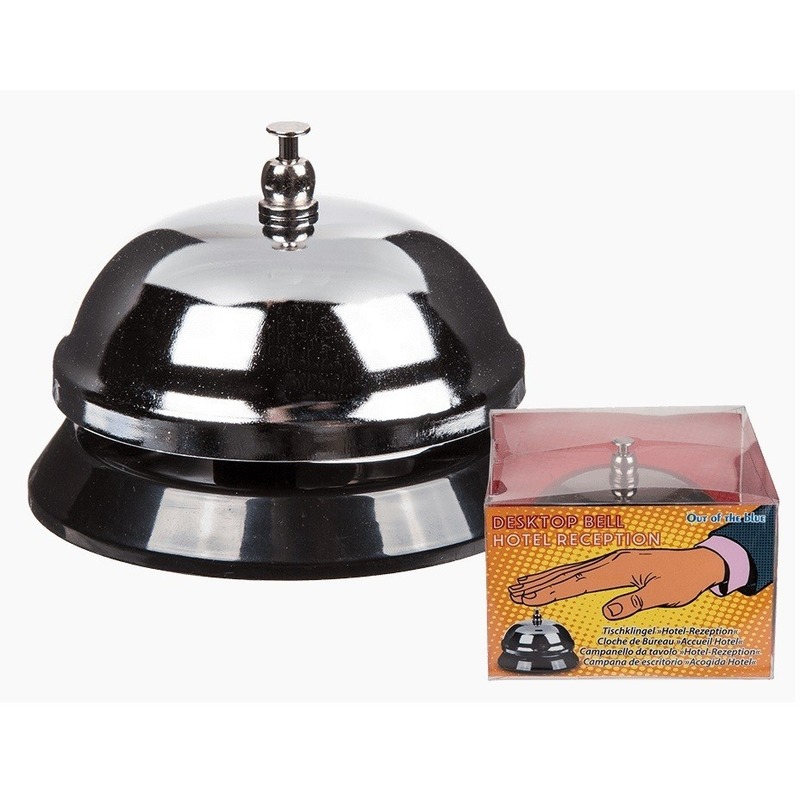 4x stuks ronde receptiebellen / baliebellen 8 cm -