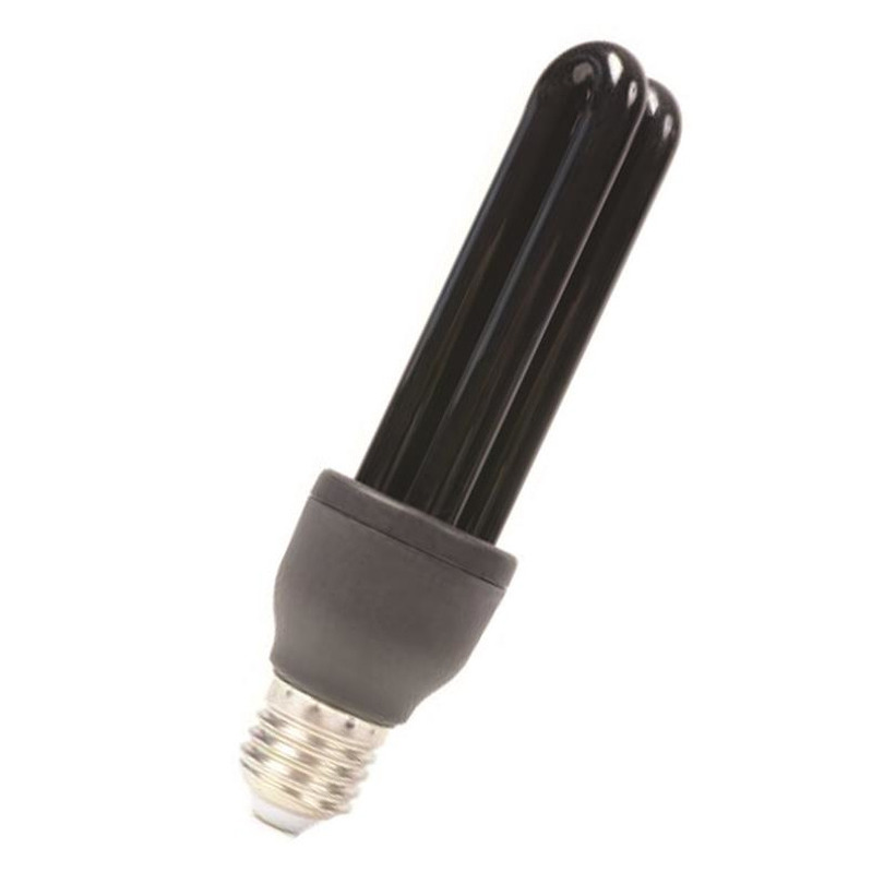 1x Blacklight lampen grote fitting 25 watt 10 cm -