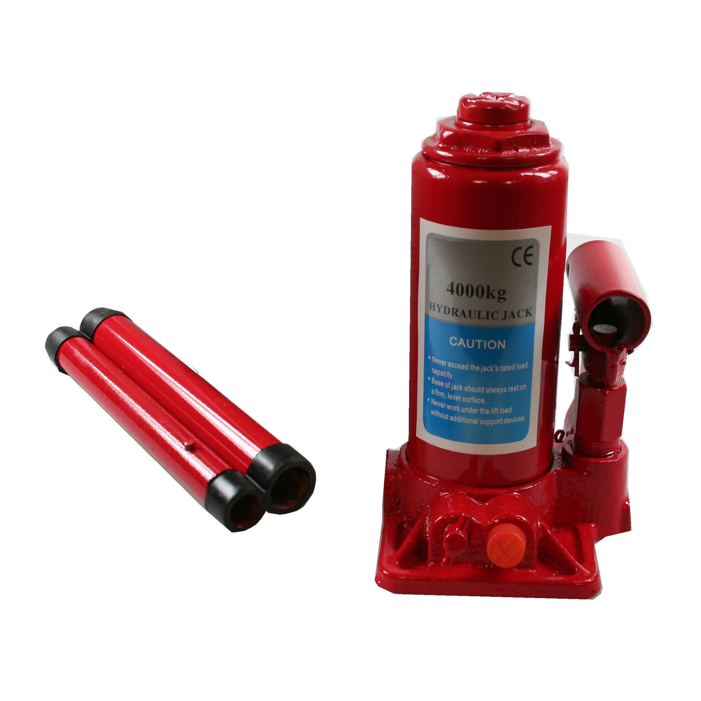 Hydraulische potkrik 4 ton rood draagkracht tot 4000 kg -