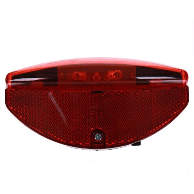 Fiets achterlicht / staartreflector fietsverlichting 3x LED universeel -