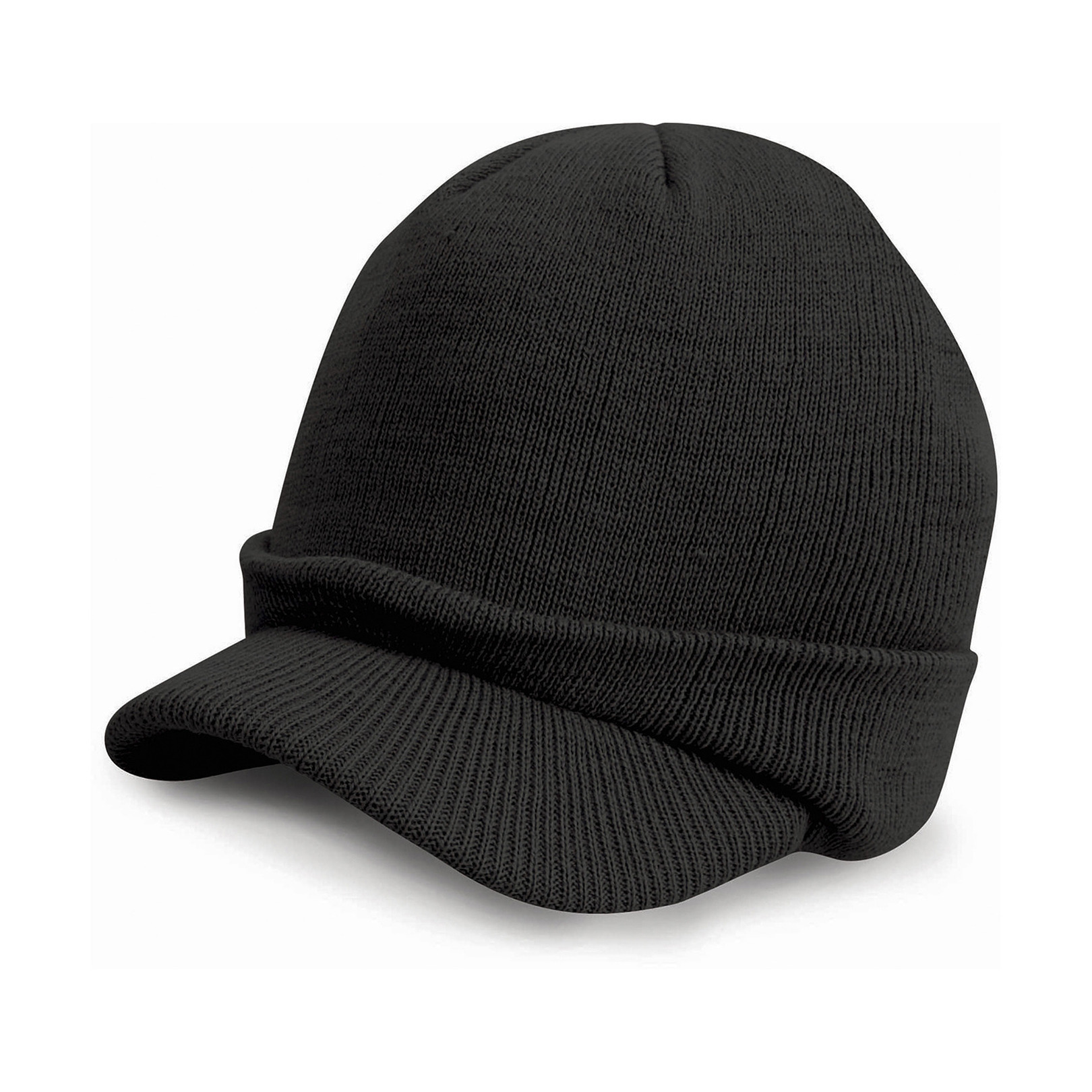 Esco wintermuts met klep in het zwart -