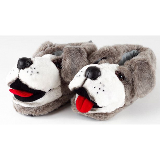 Volwassenen dieren sloffen / pantoffels hond M (37-38,5) -