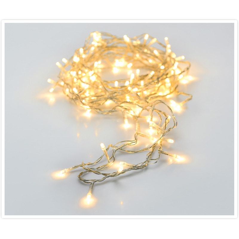 Kerstverlichting - 80 led lampjes - warm wit - 6 meter - lichtsnoer -