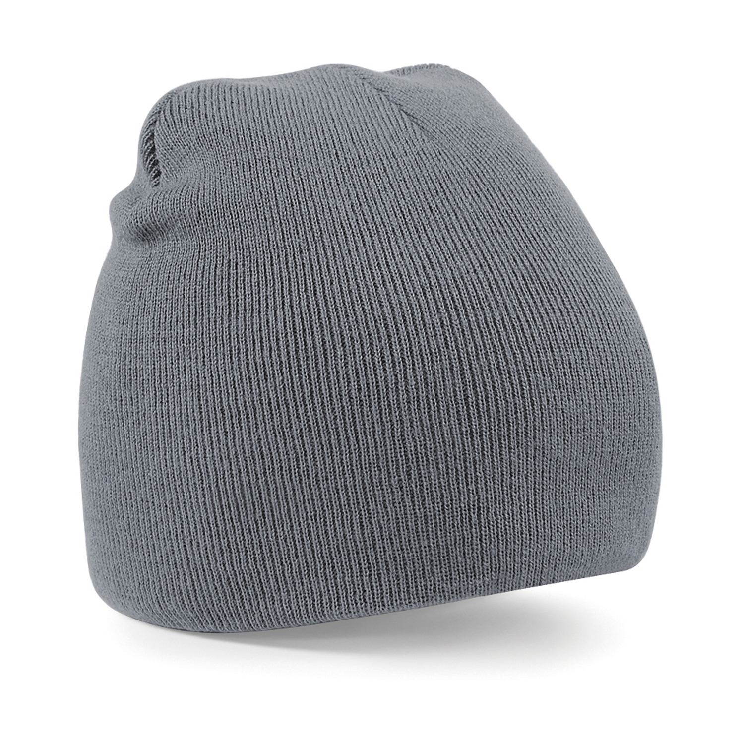 Pull-on beanie wintermuts - dames/heren - grijs One size -