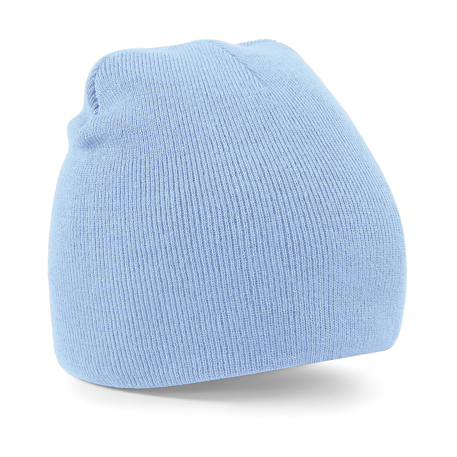 Pull-on beanie wintermuts - dames/heren - lichtblauw One size -