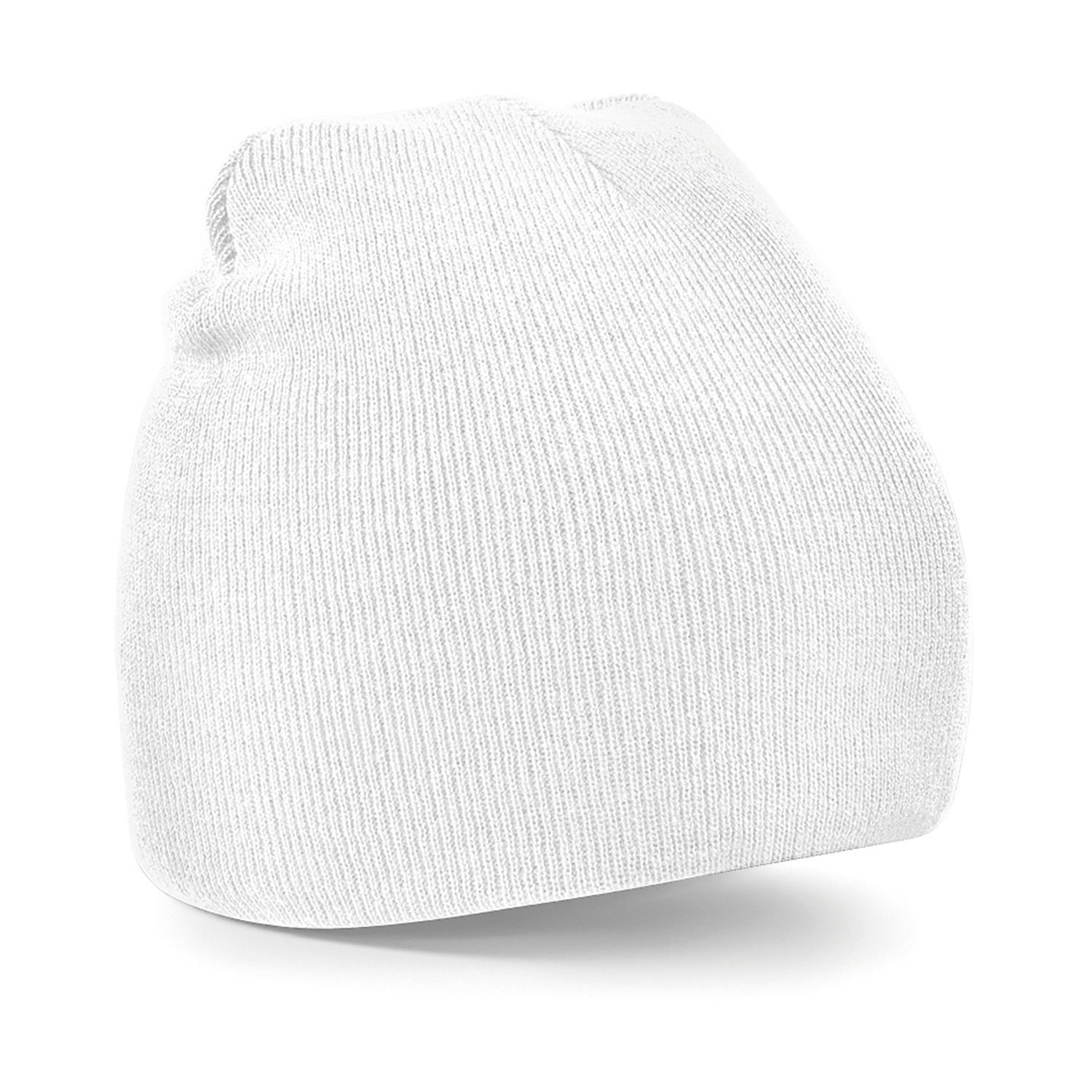 Pull-on beanie wintermuts - dames/heren - wit One size -