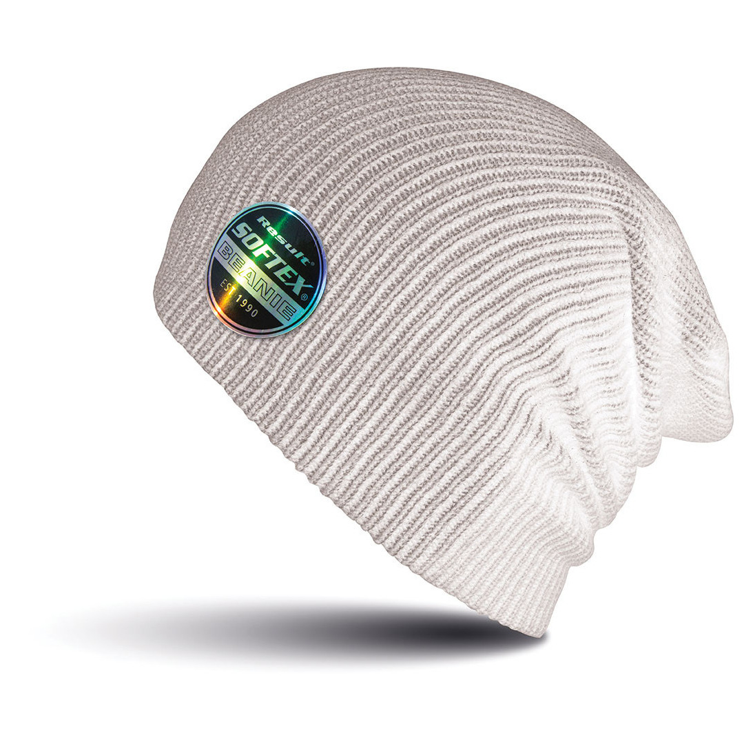 Softex beanie wintermuts in het wit -