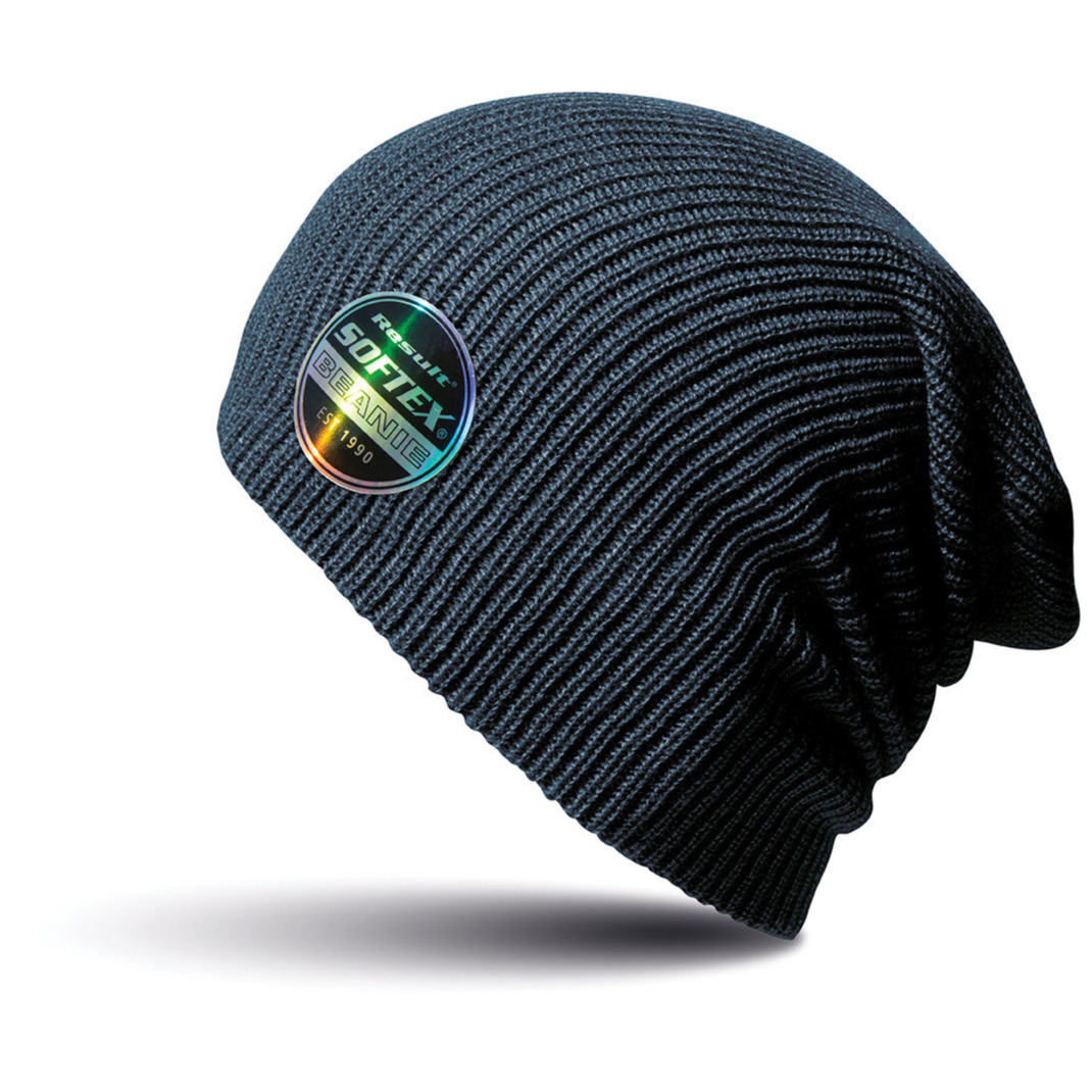 Softex beanie wintermuts in het donkerblauw -