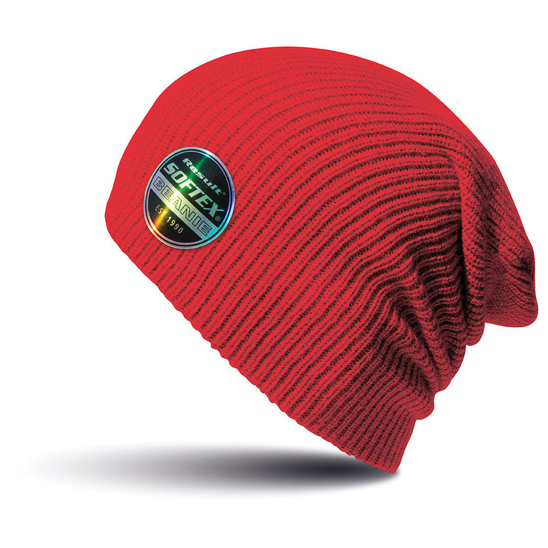 Softex beanie wintermuts in het rood -