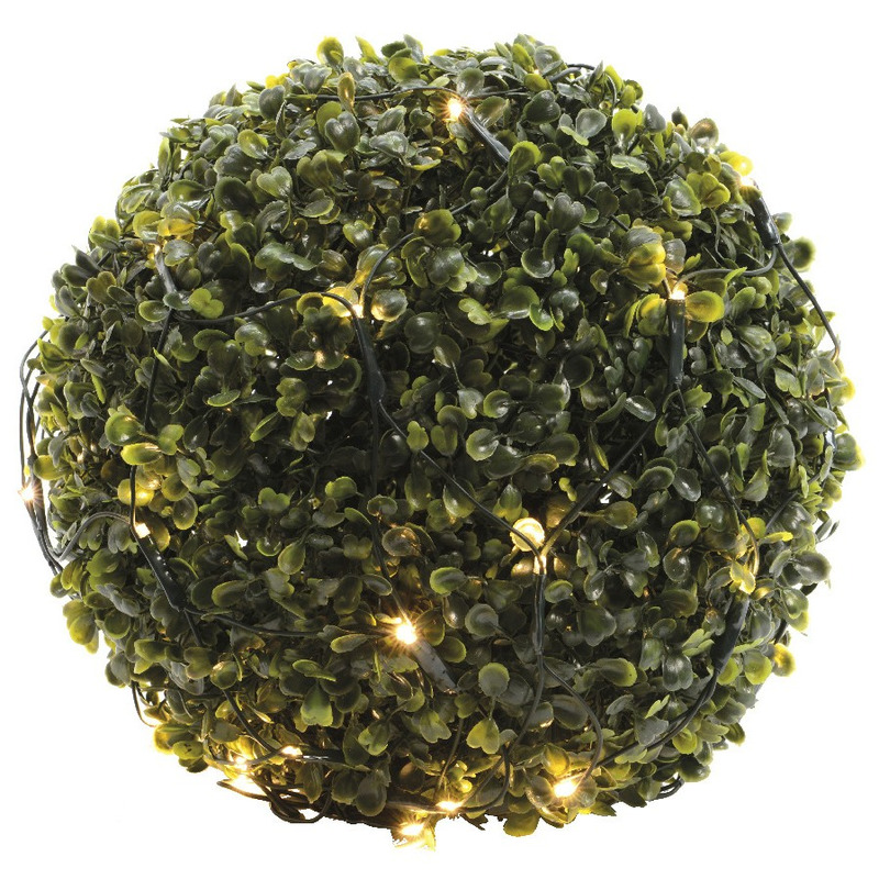 Buxus kerstverlichting - lichtnet - 120 led lampjes - warm wit - 80 x 80 cm -
